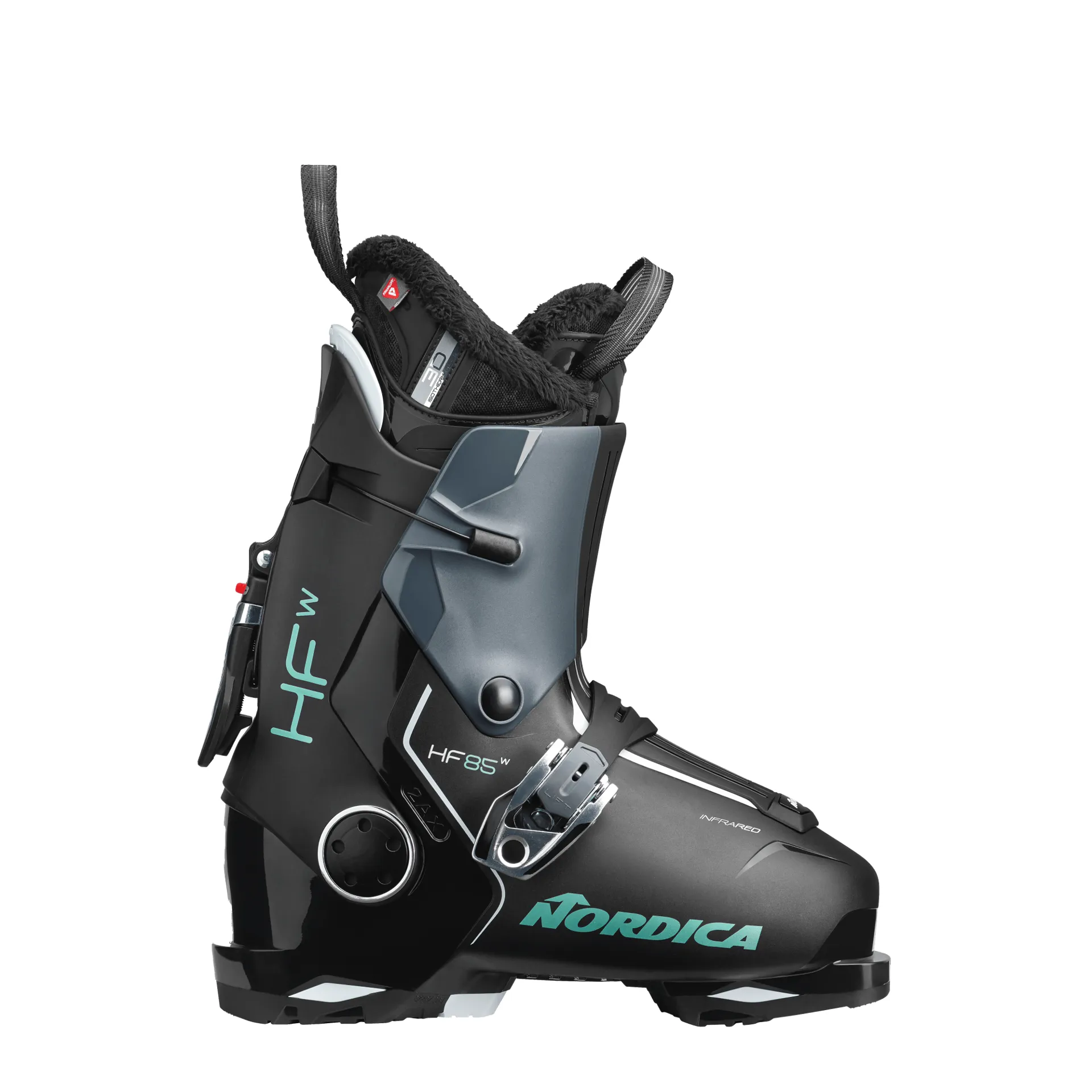 Nordica Ski Boots Rear Entry HF 85 W Womens Ski Boots in Black and Mint